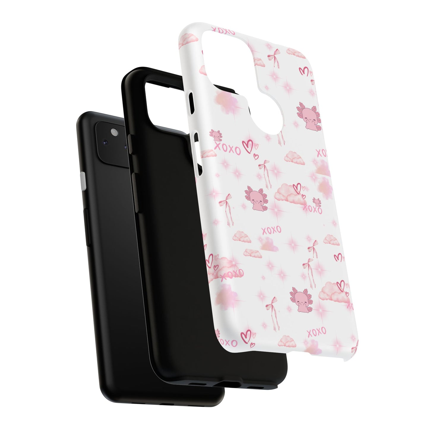 Pink clouds phone case