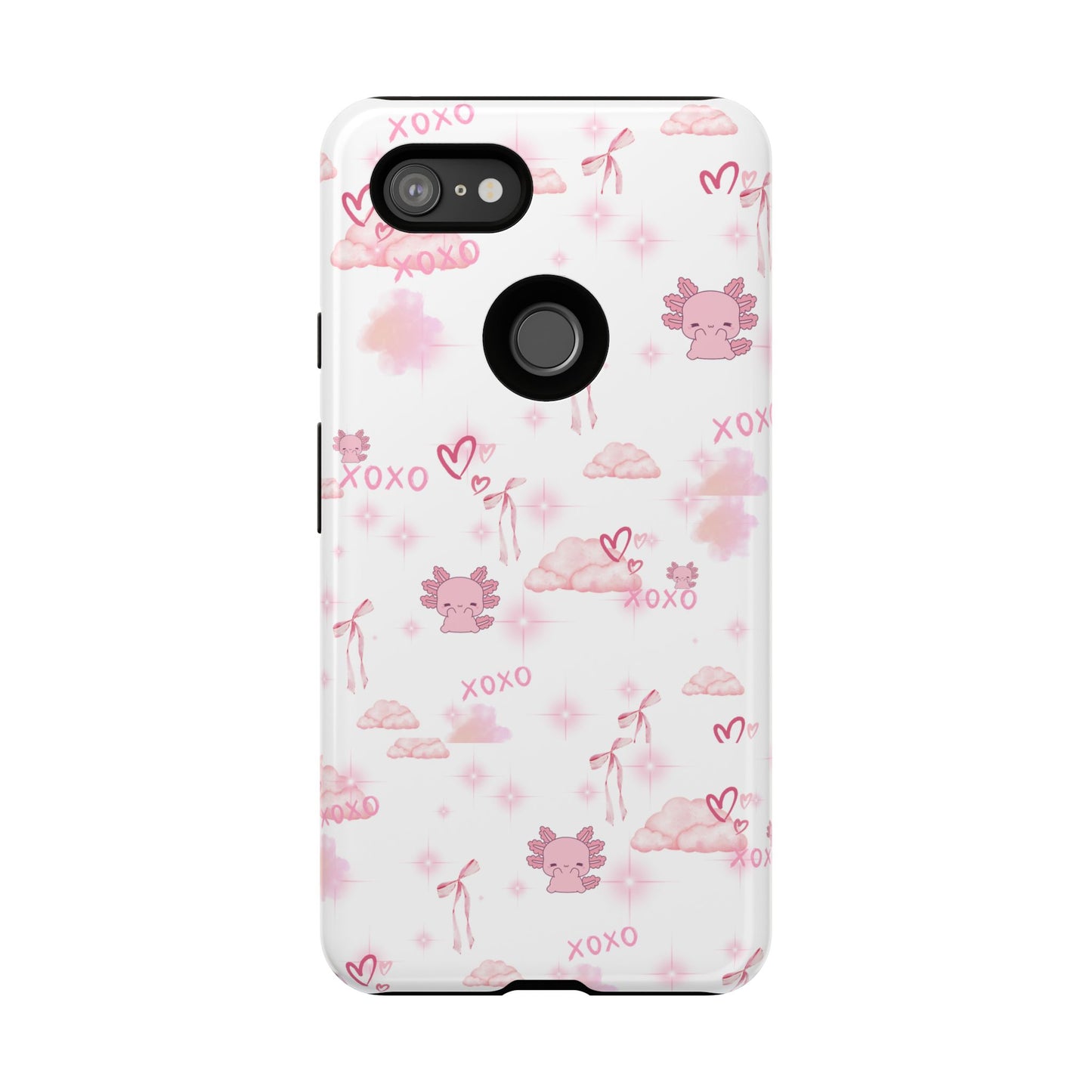 Pink clouds phone case
