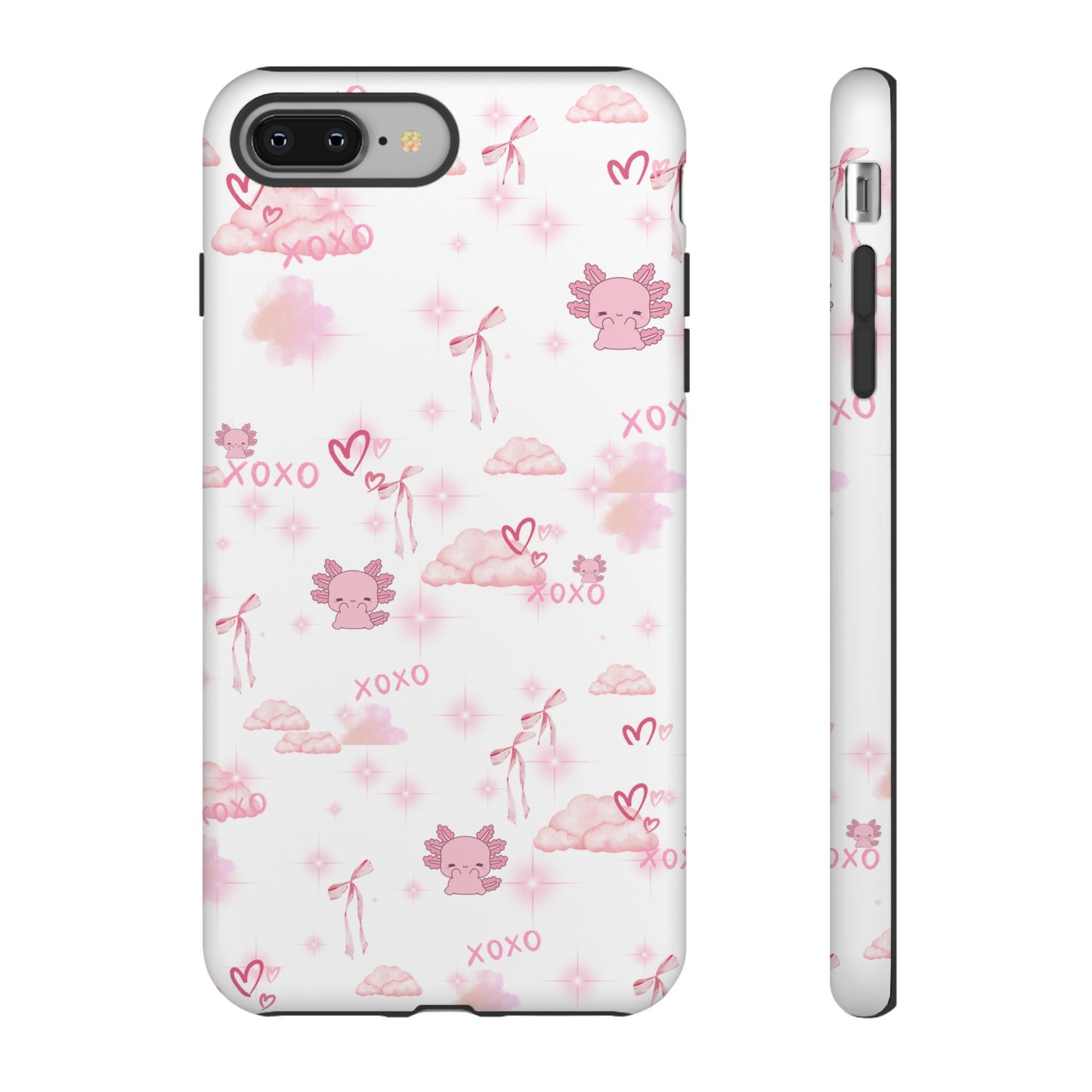 Pink clouds phone case