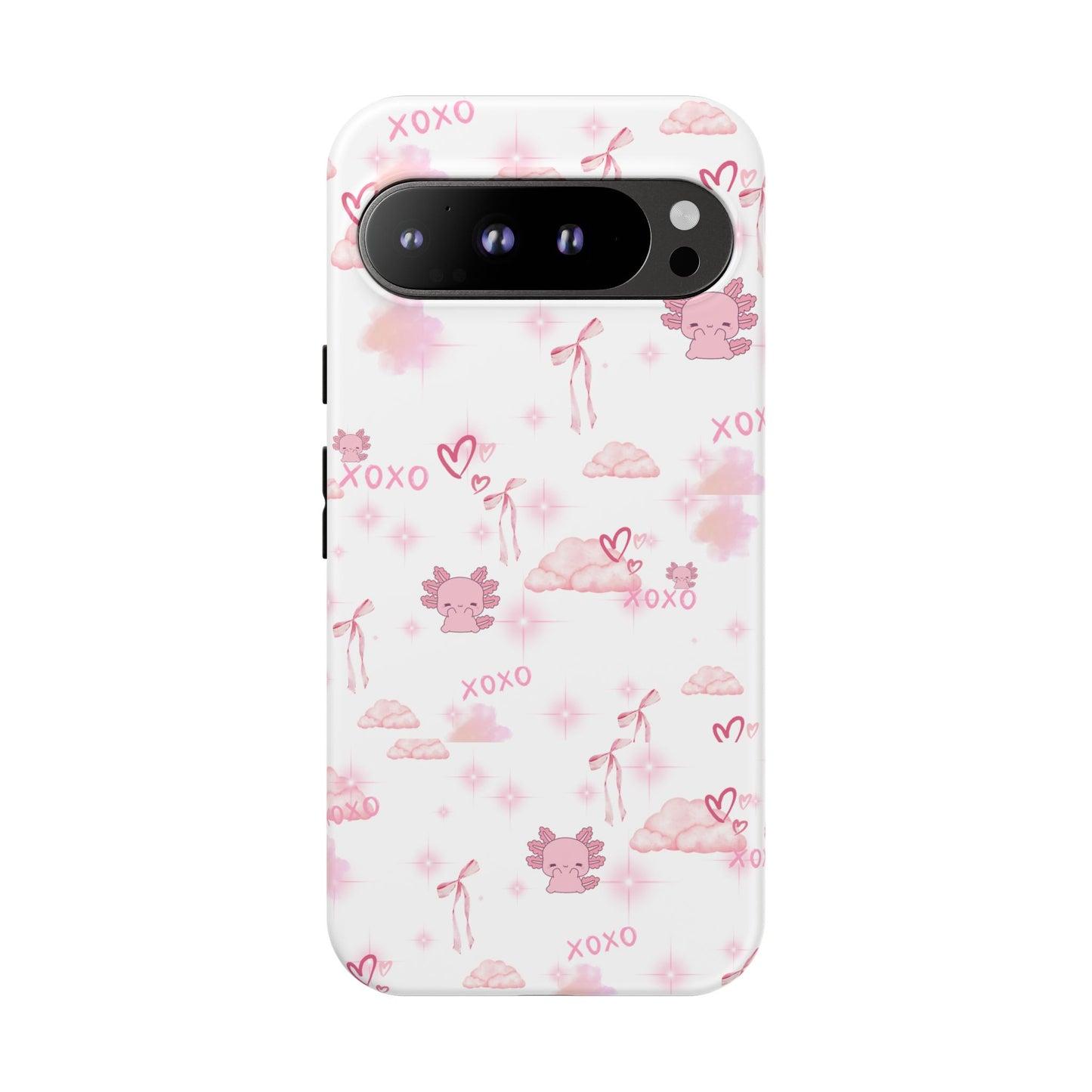 Pink clouds phone case