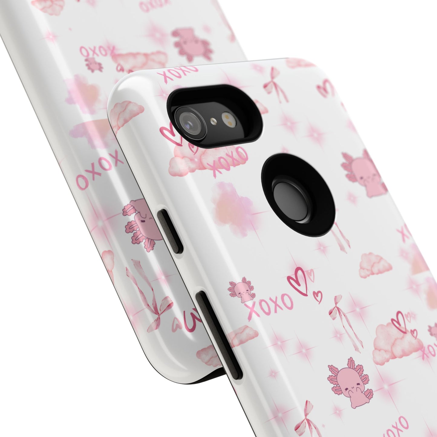 Pink clouds phone case