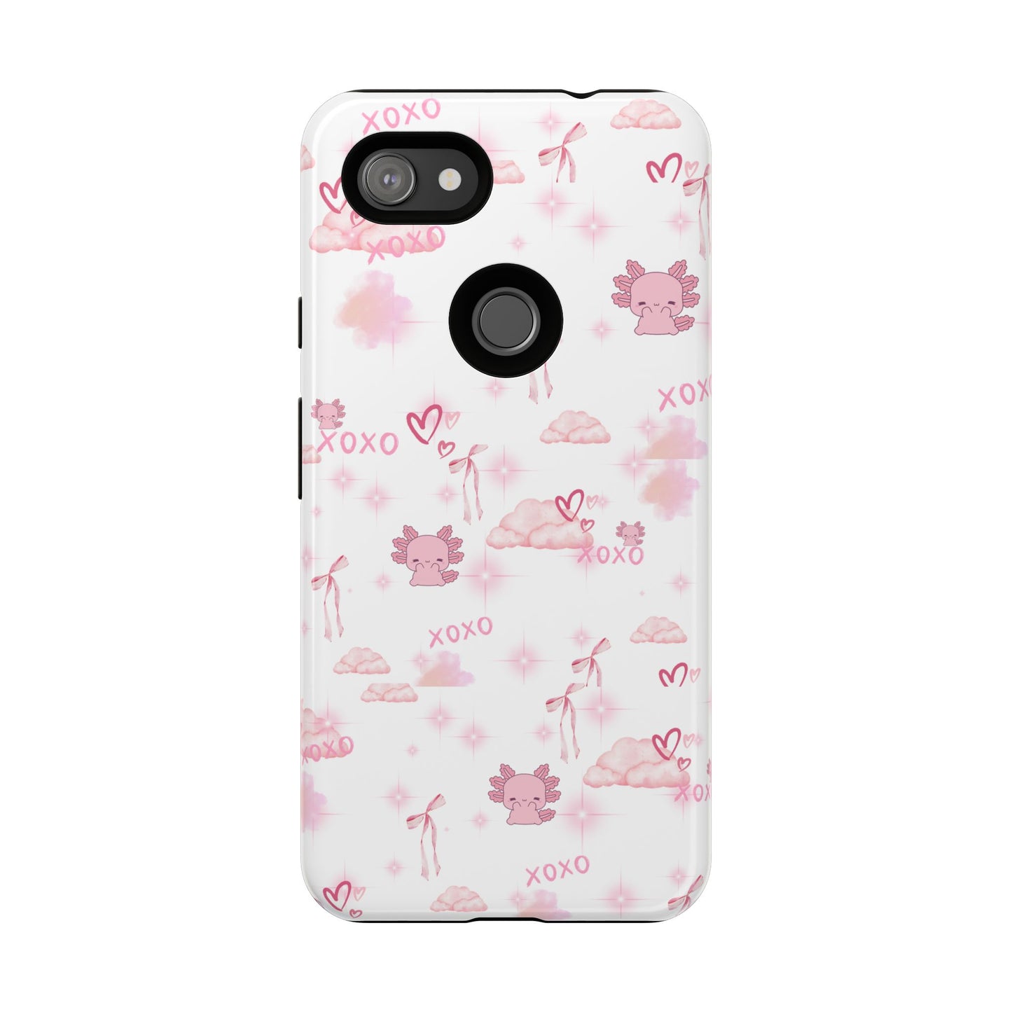 Pink clouds phone case