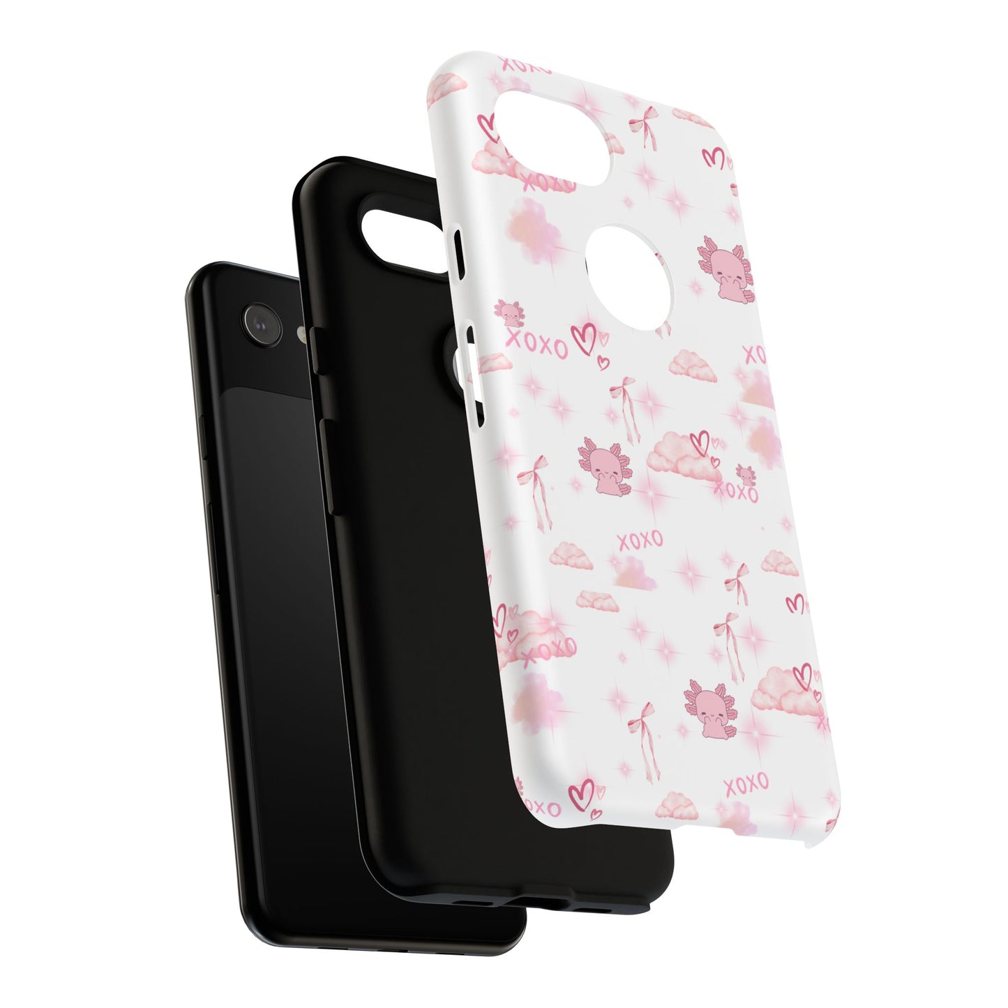 Pink clouds phone case