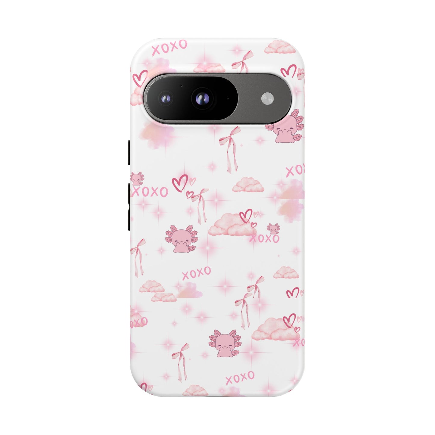 Pink clouds phone case