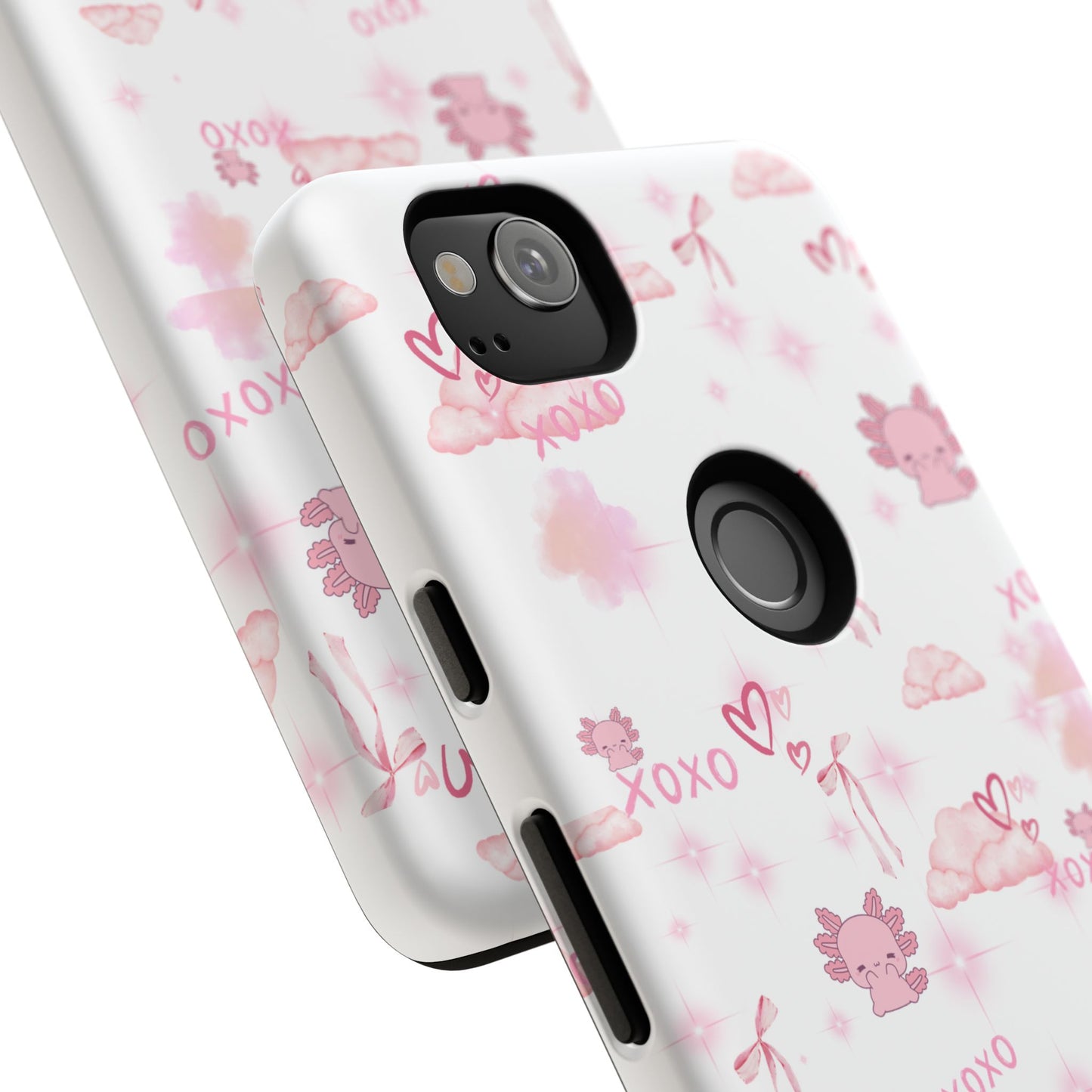 Pink clouds phone case