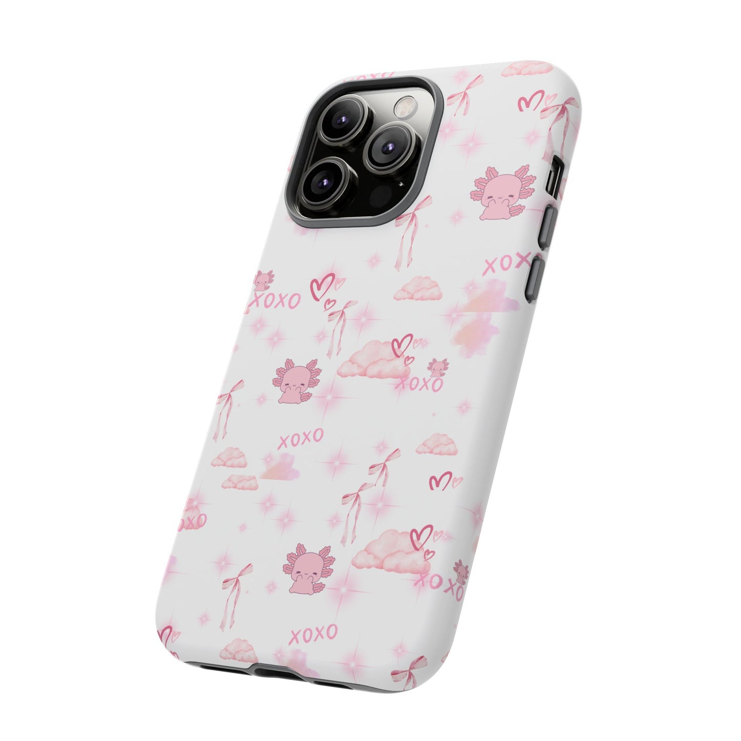 Pink clouds phone case