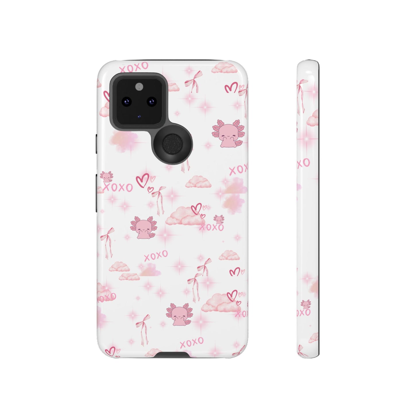 Pink clouds phone case