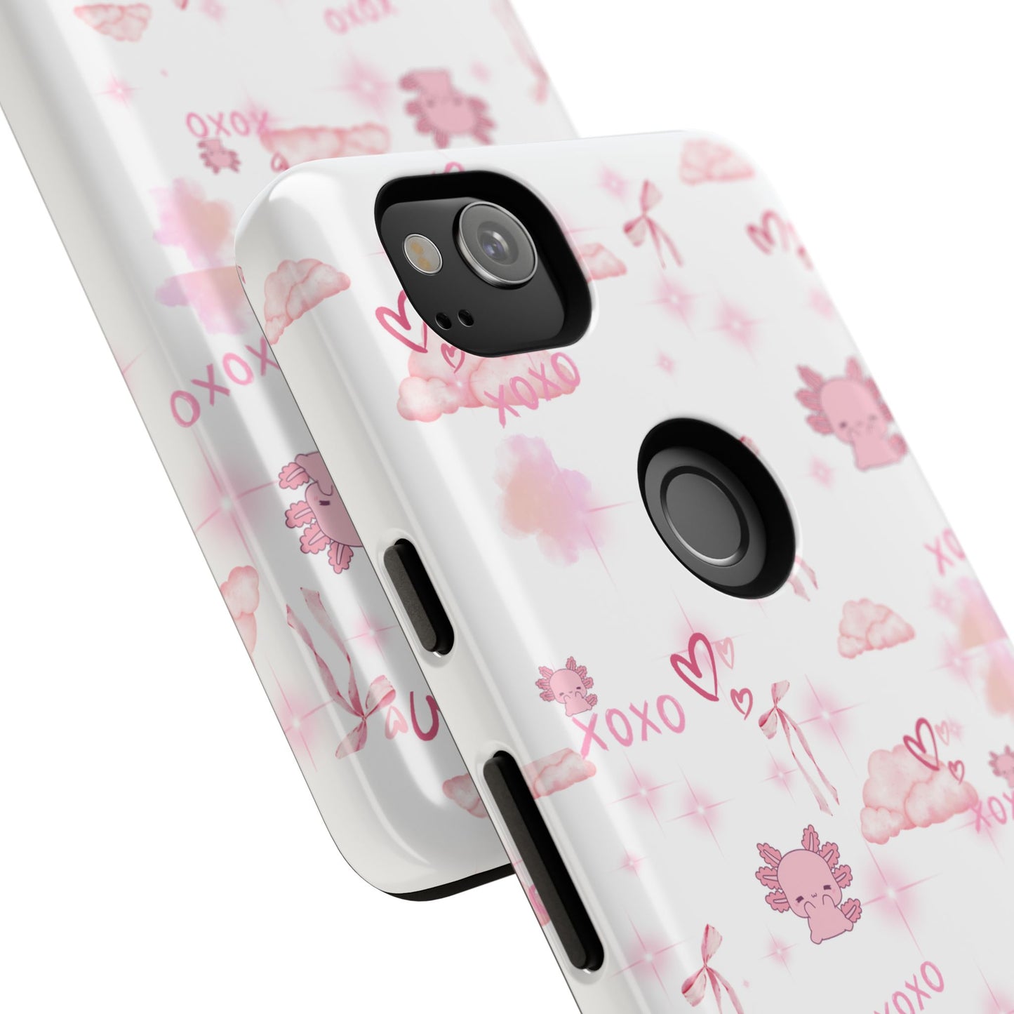 Pink clouds phone case