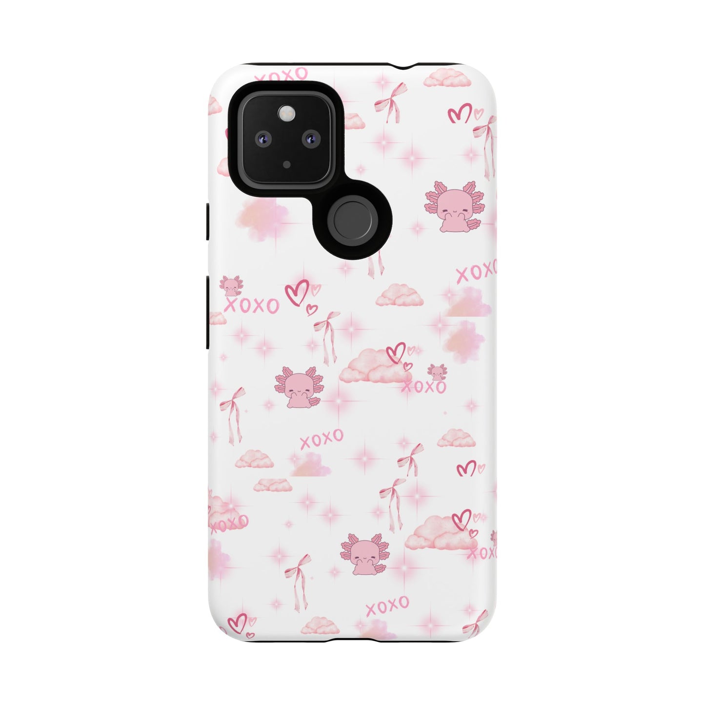 Pink clouds phone case
