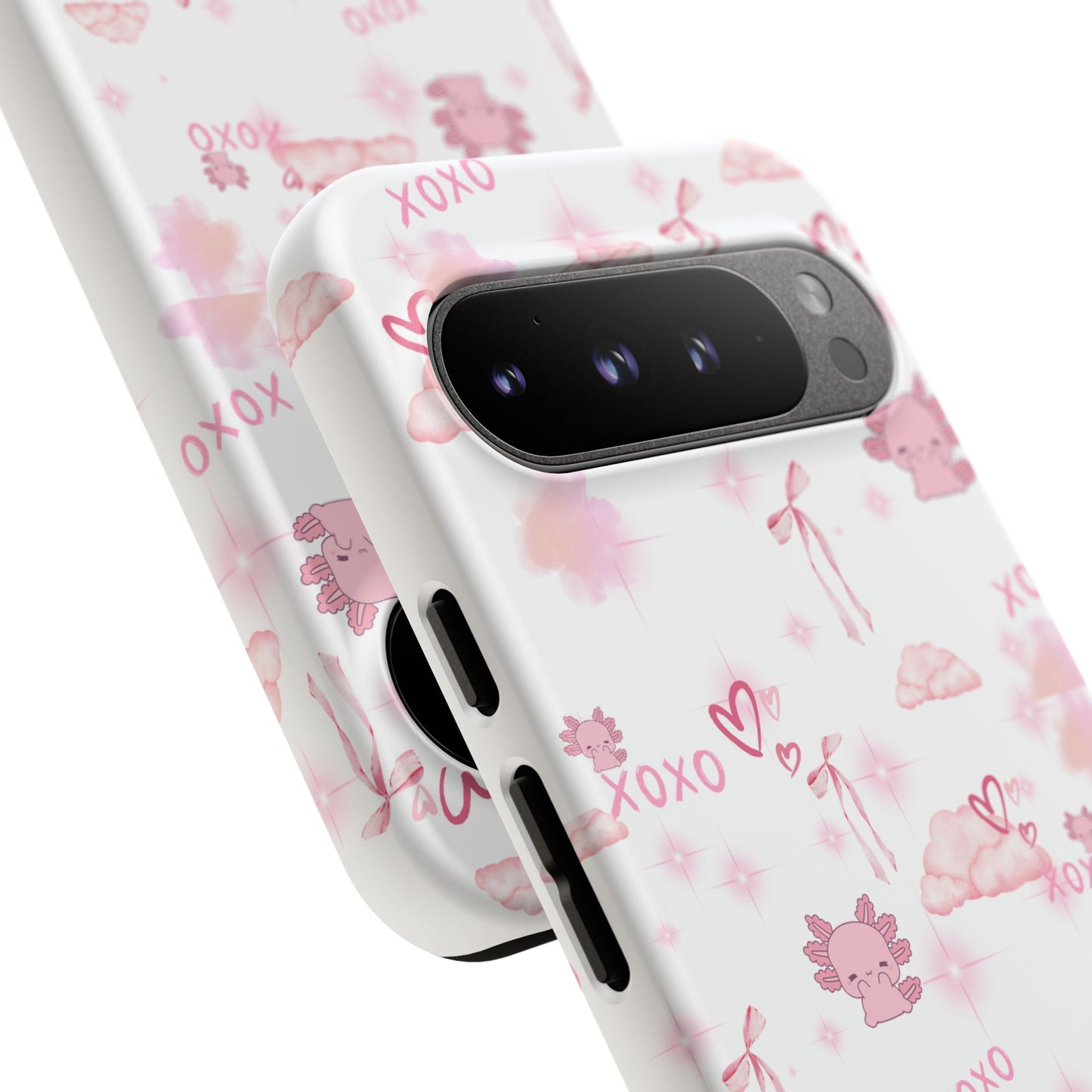 Pink clouds phone case