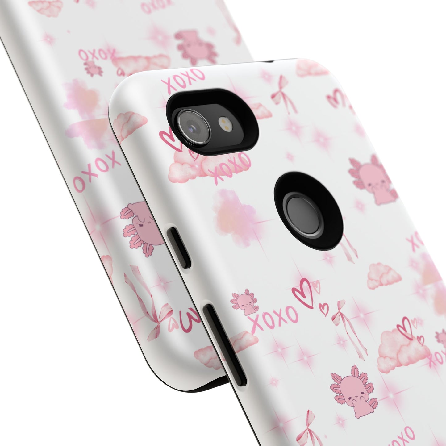 Pink clouds phone case