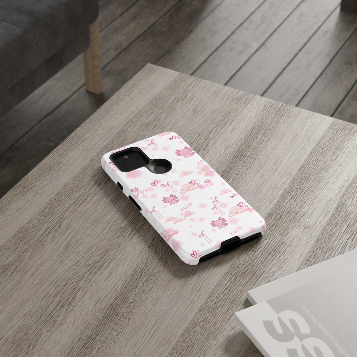 Pink clouds phone case