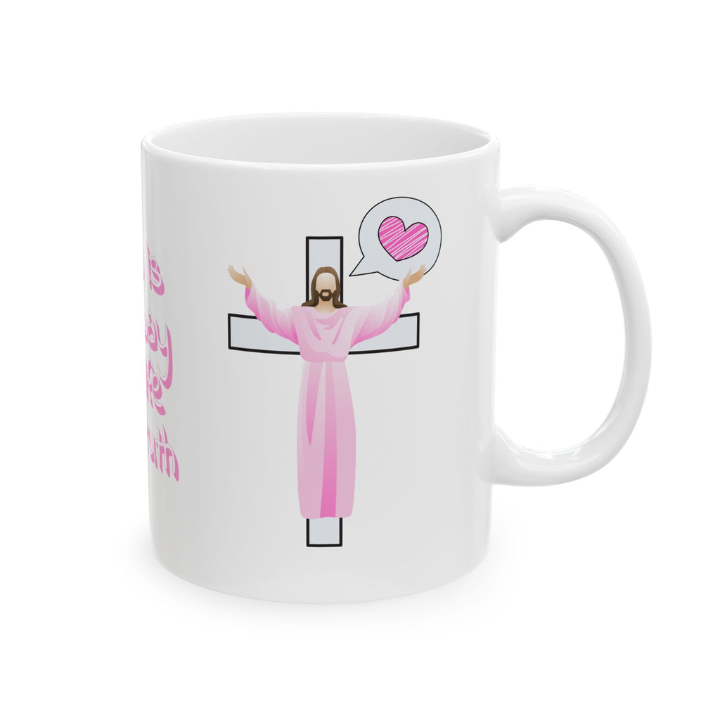 Jesus Loves You Beker