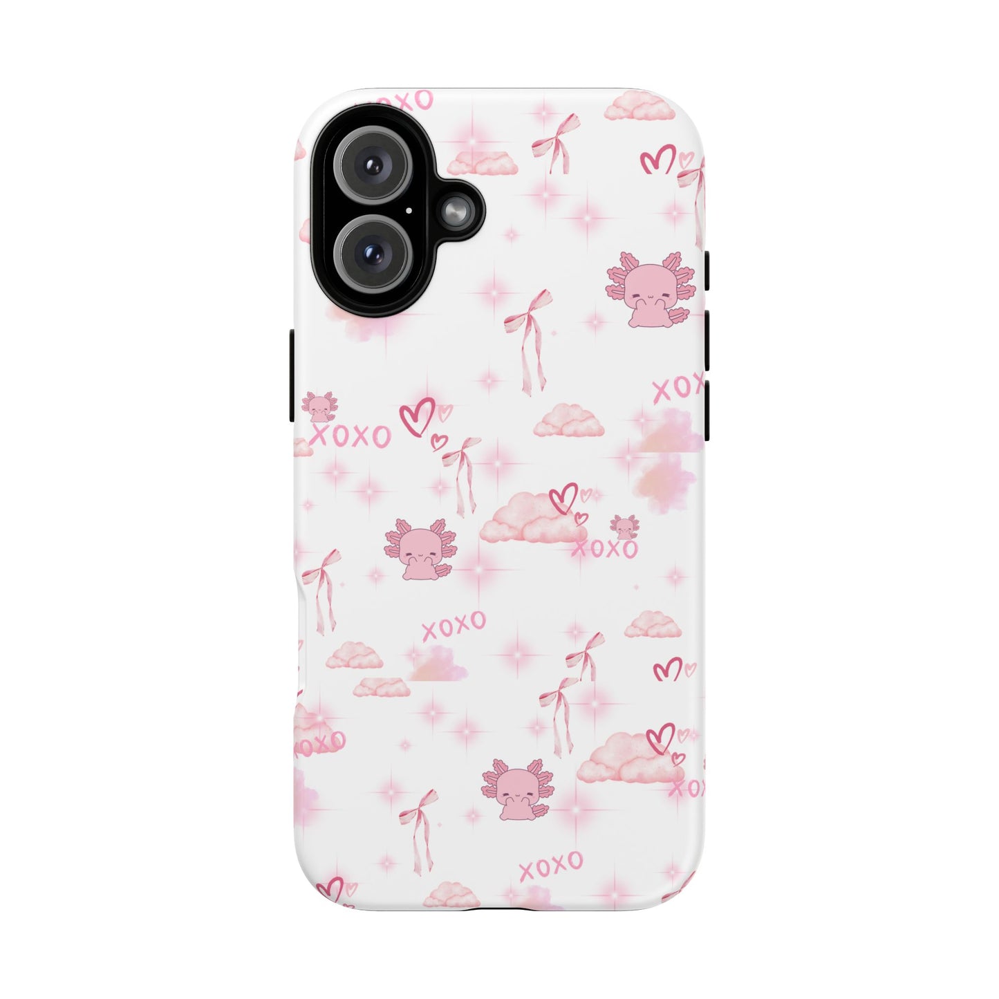 Pink clouds phone case