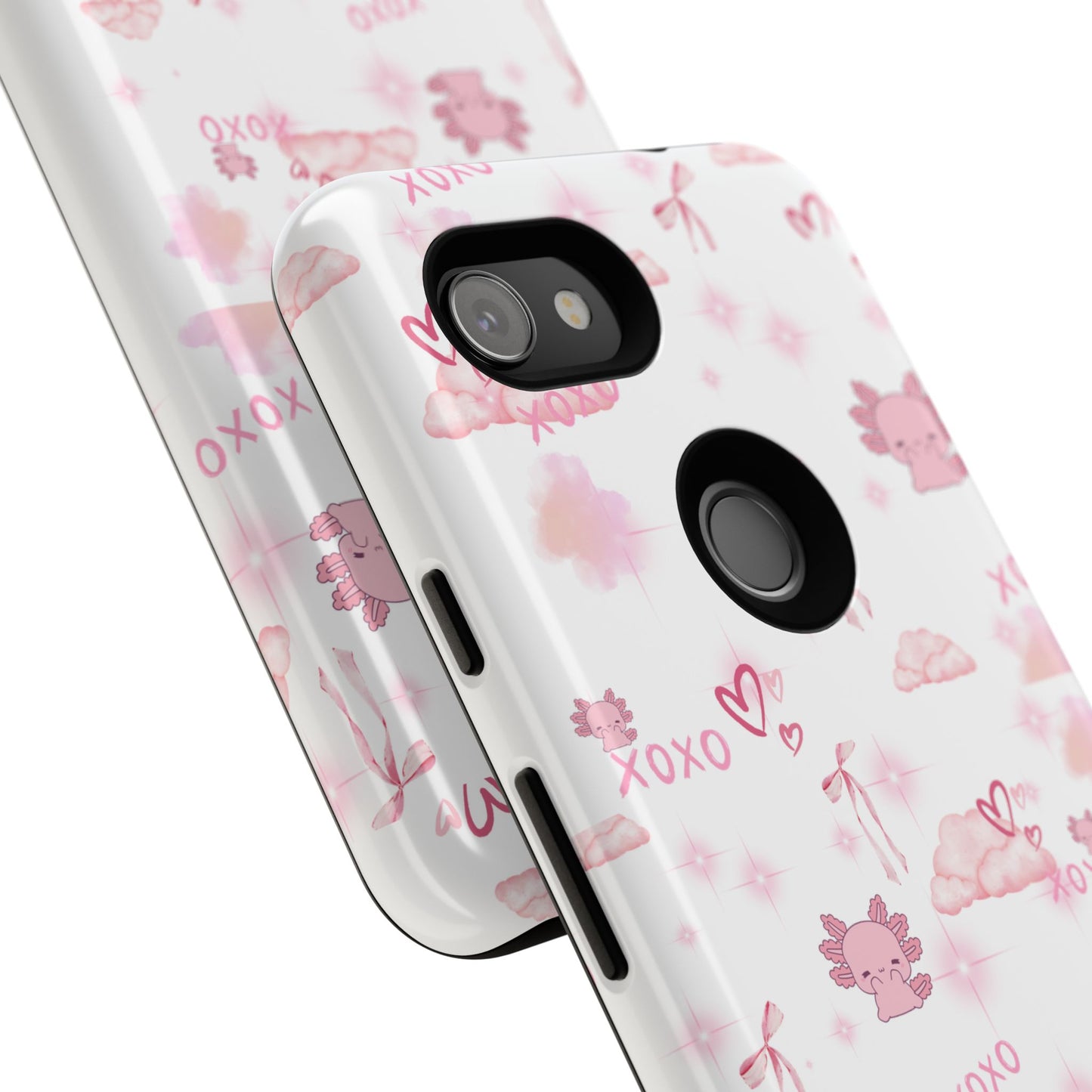 Pink clouds phone case