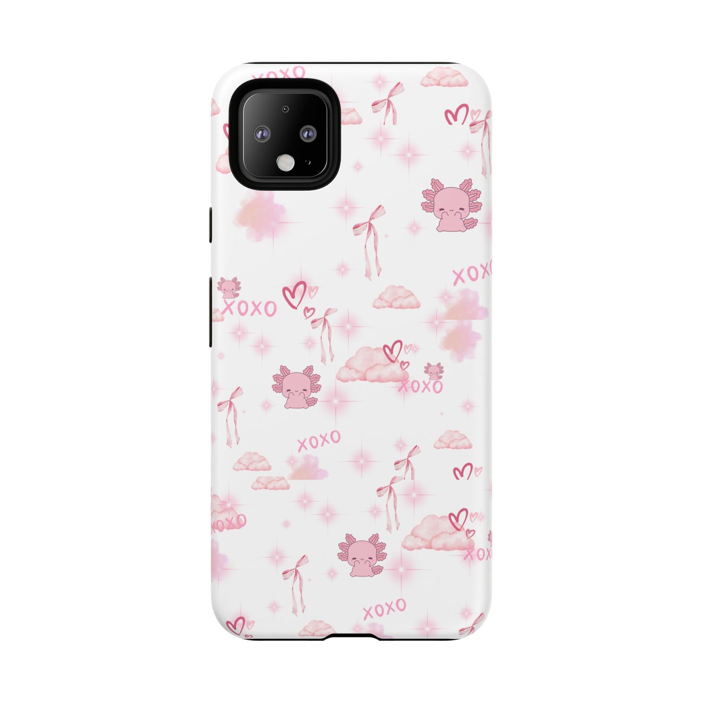 Pink clouds phone case