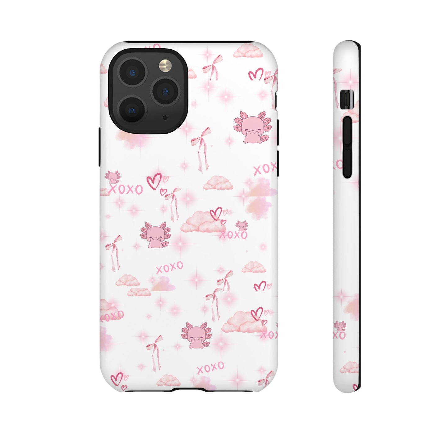 Pink clouds phone case