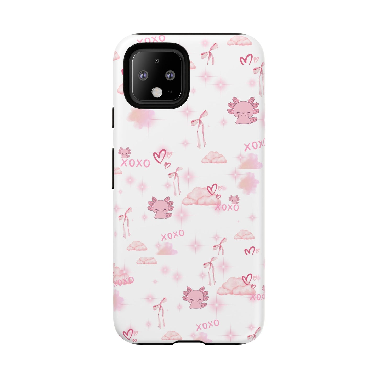 Pink clouds phone case