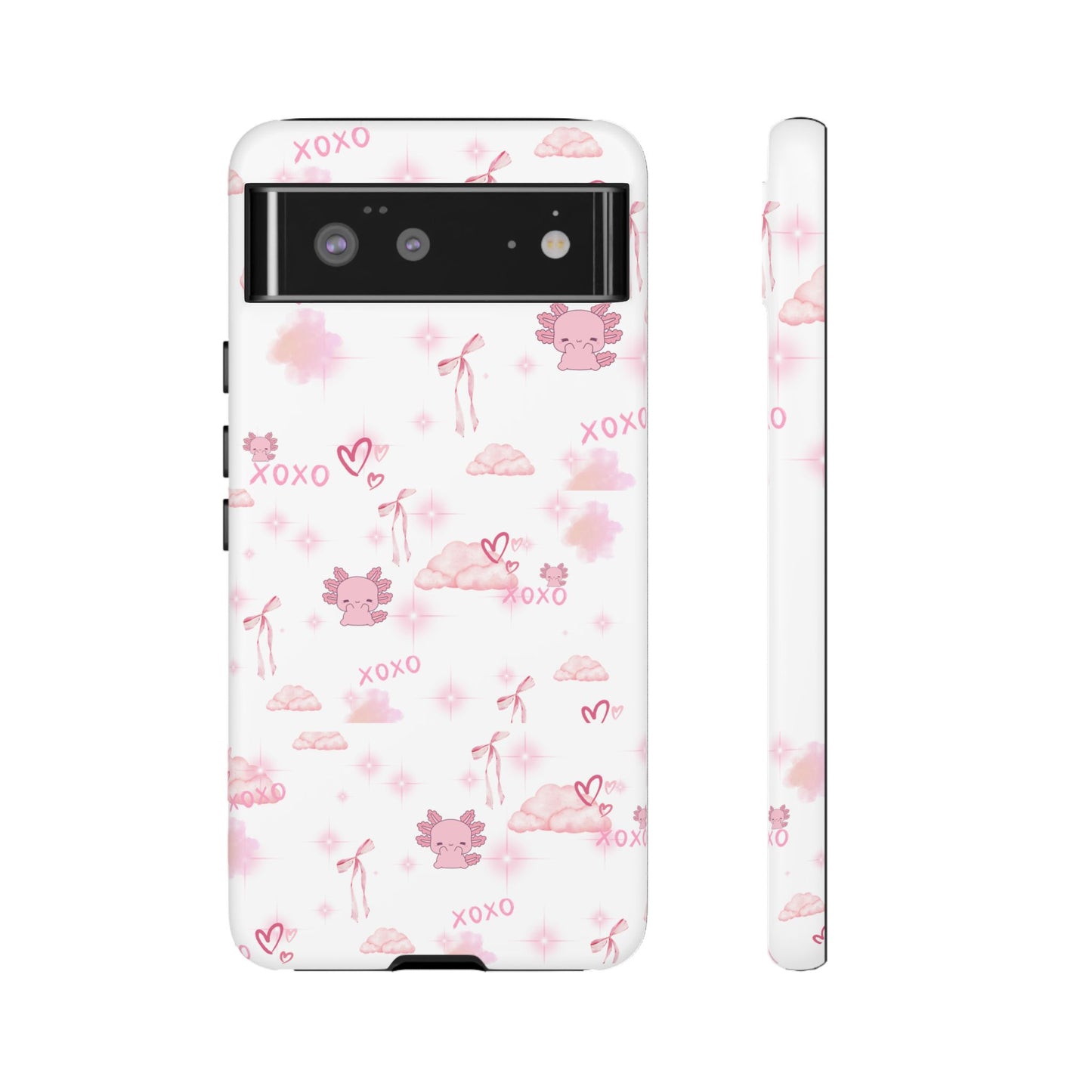 Pink clouds phone case