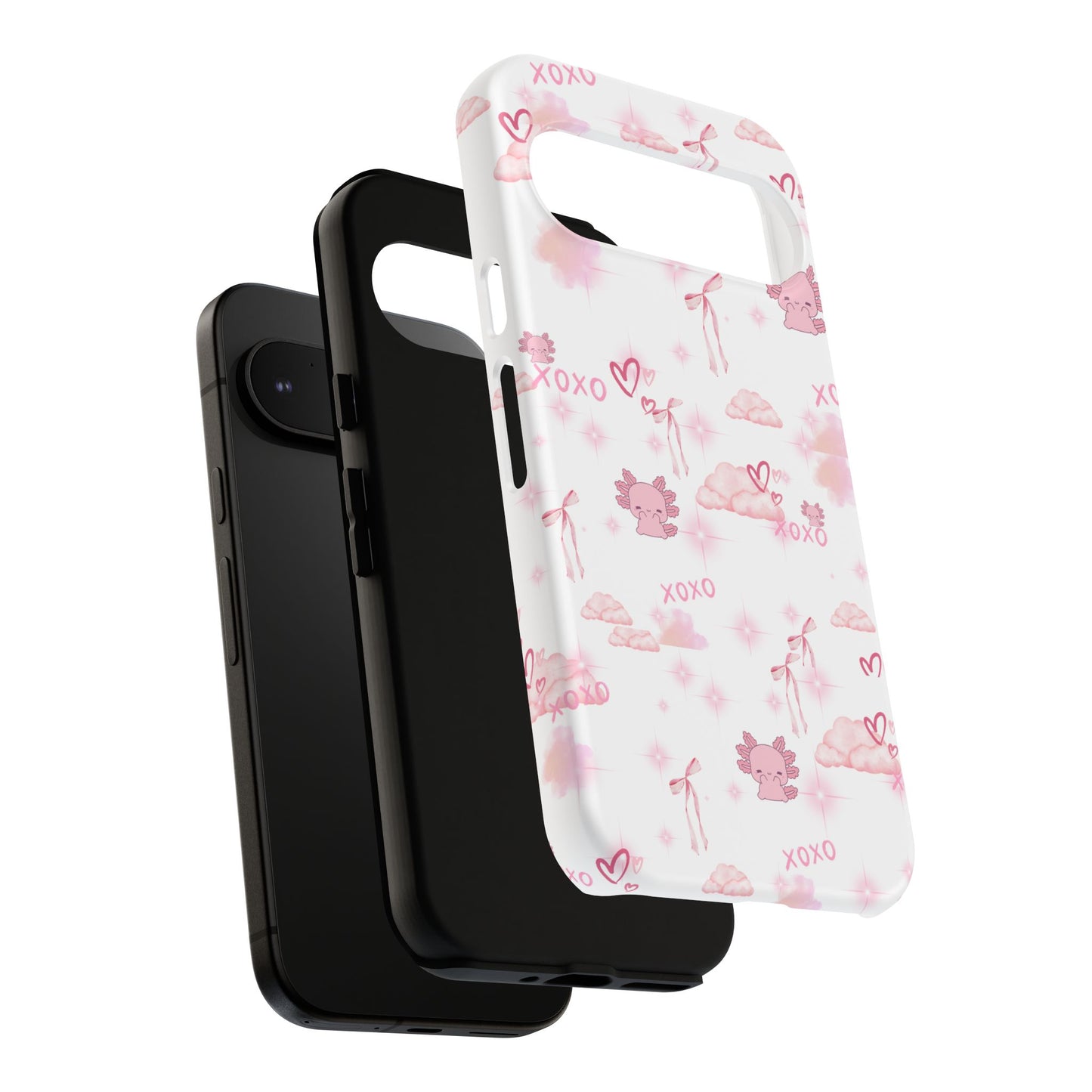 Pink clouds phone case