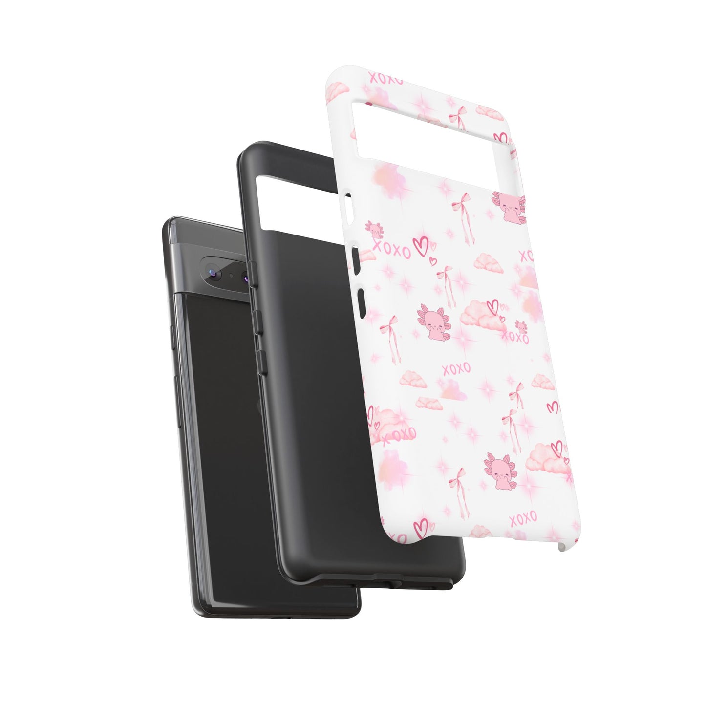 Pink clouds phone case