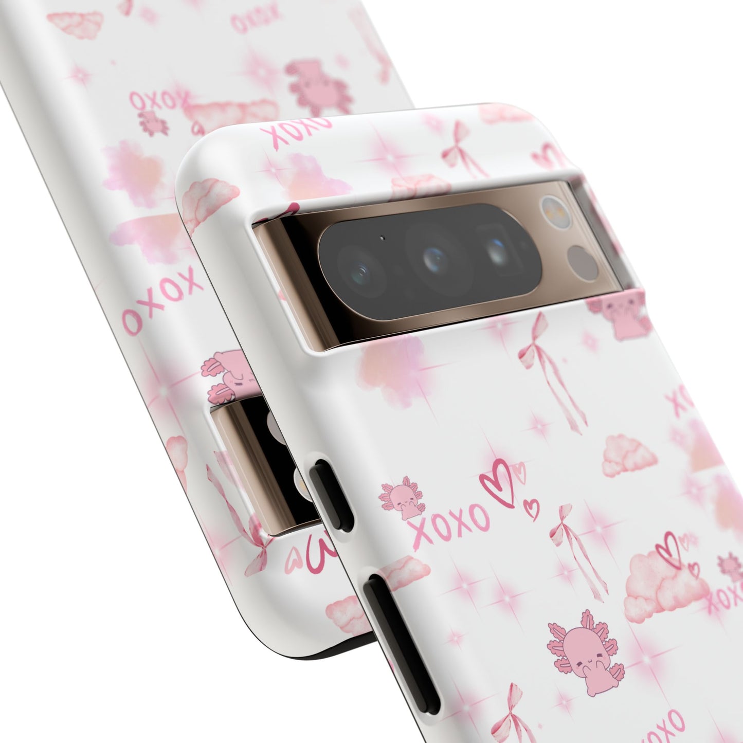 Pink clouds phone case
