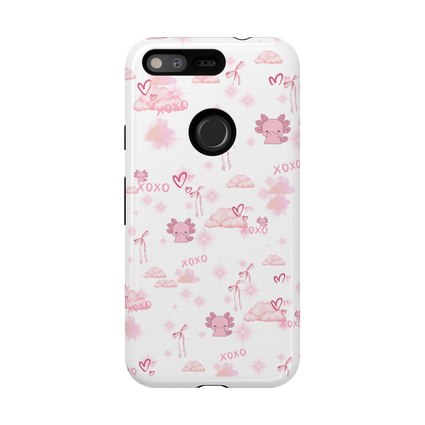 Pink clouds phone case