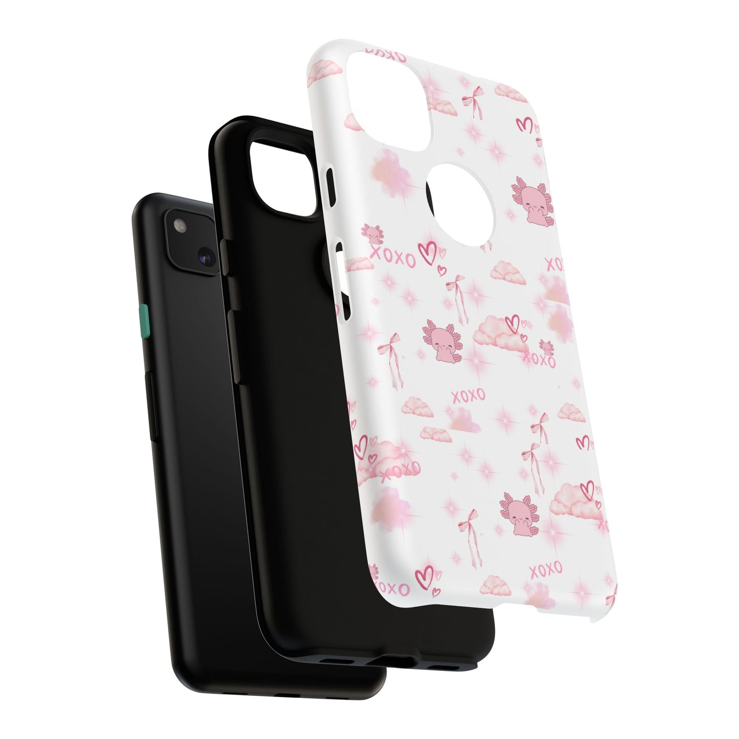 Pink clouds phone case