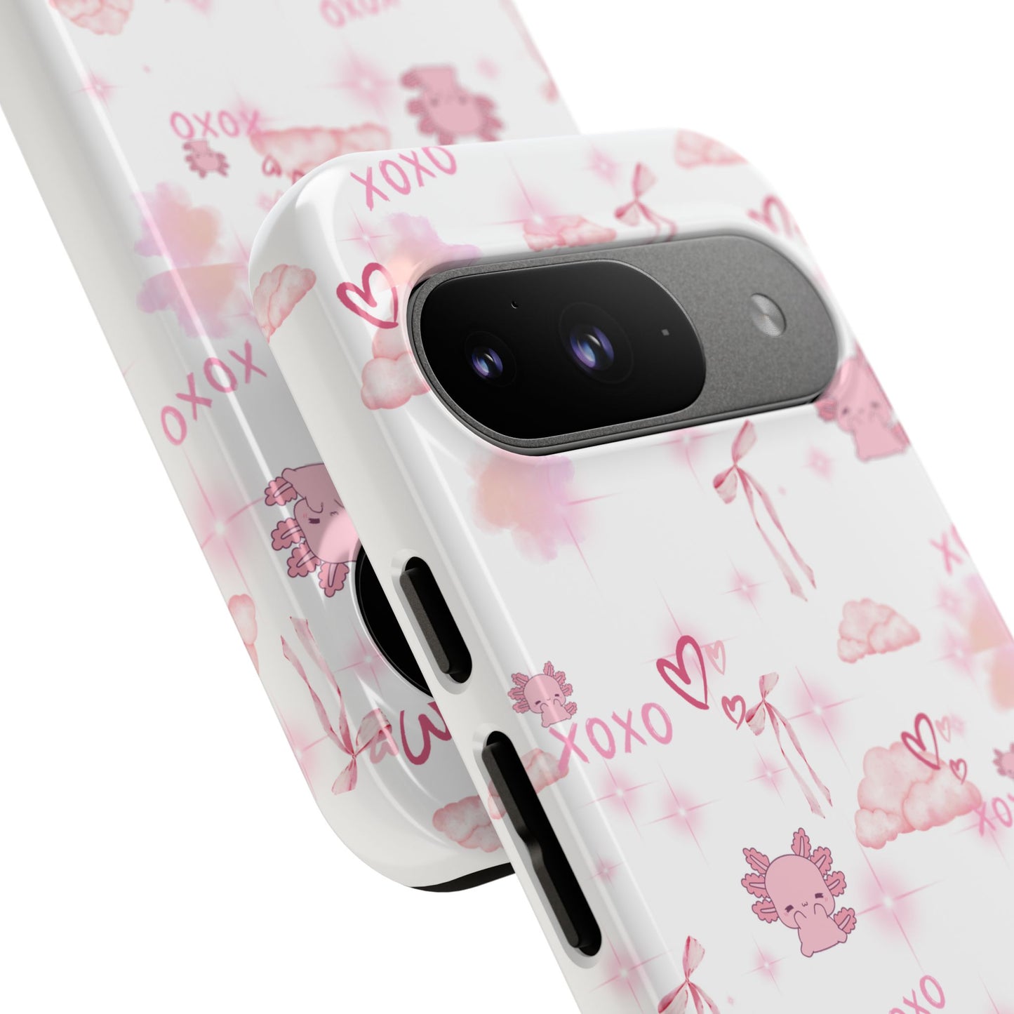 Pink clouds phone case