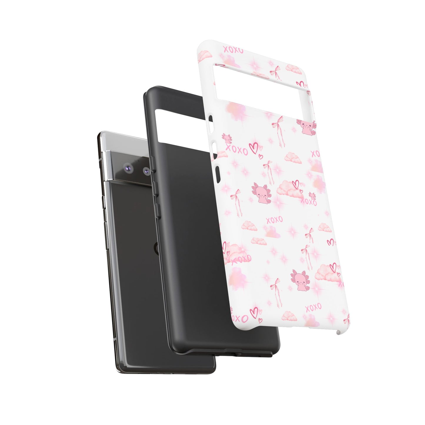 Pink clouds phone case