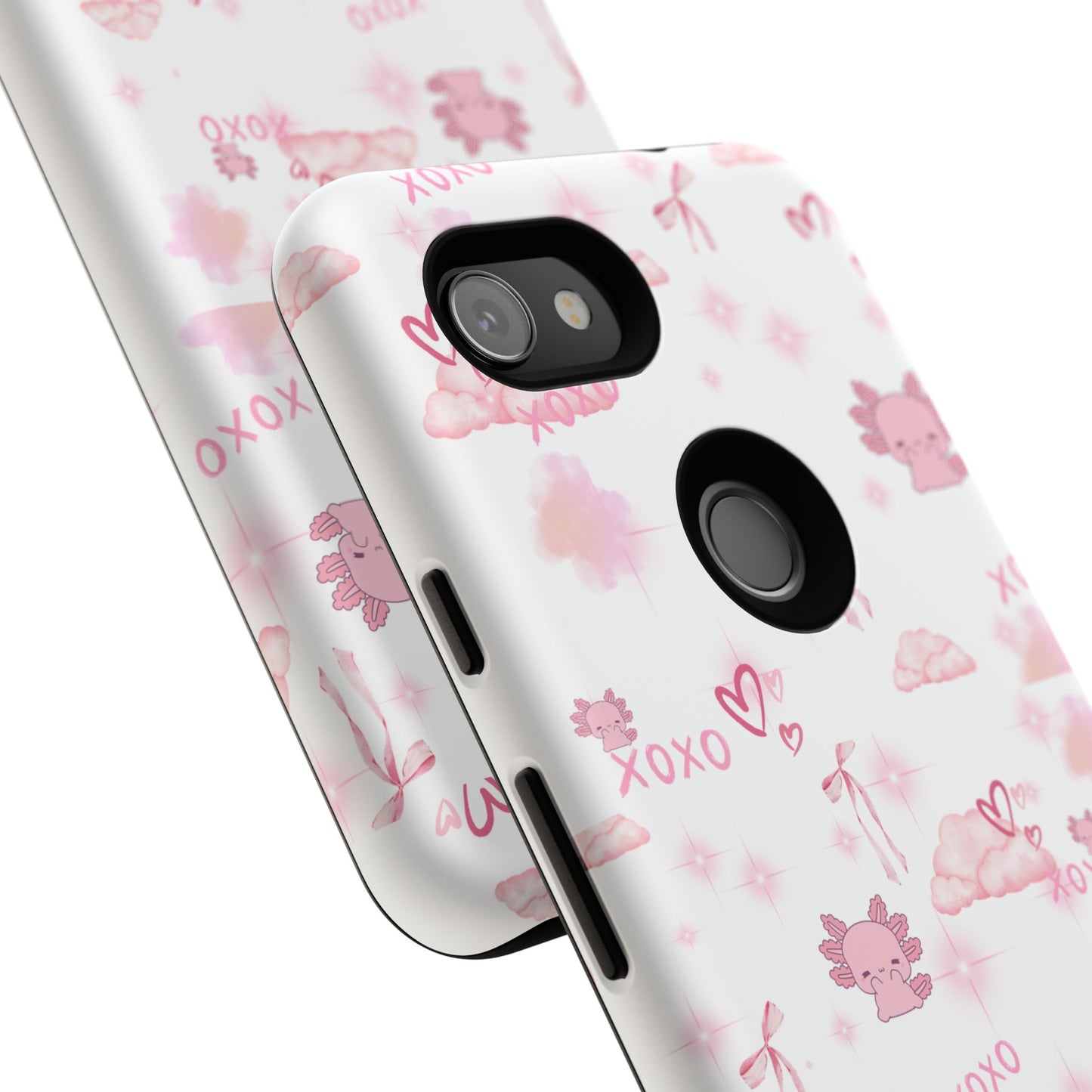 Pink clouds phone case
