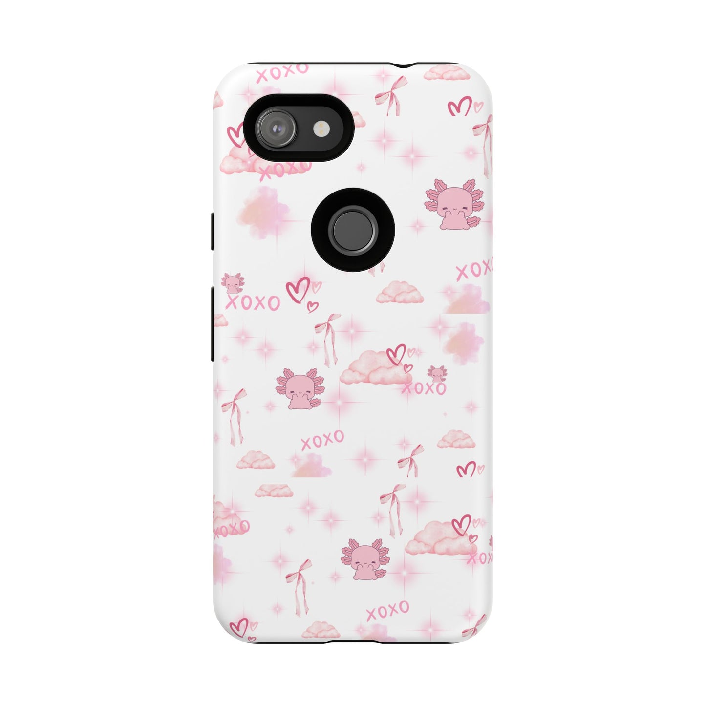 Pink clouds phone case