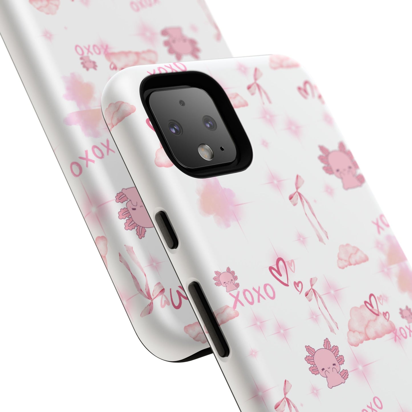 Pink clouds phone case