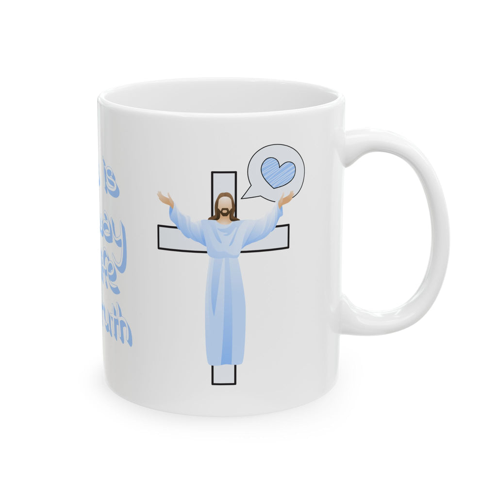 Jesus Loves You Beker