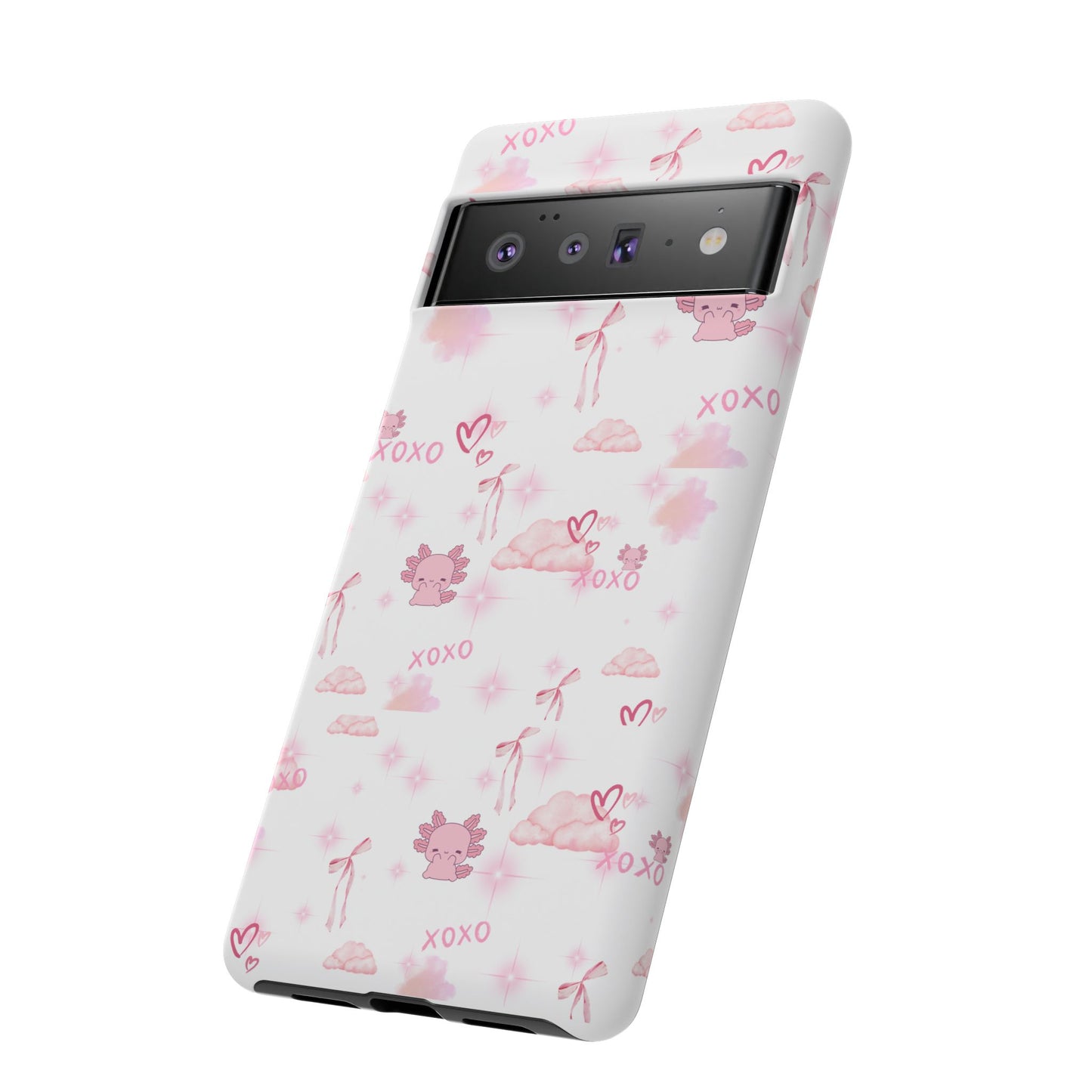 Pink clouds phone case