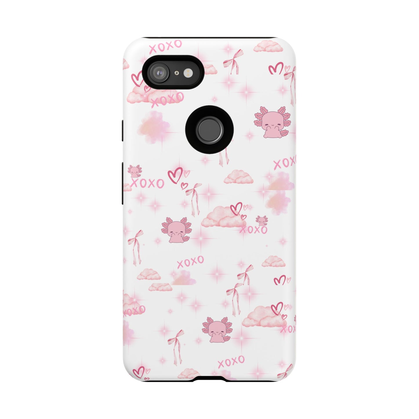 Pink clouds phone case