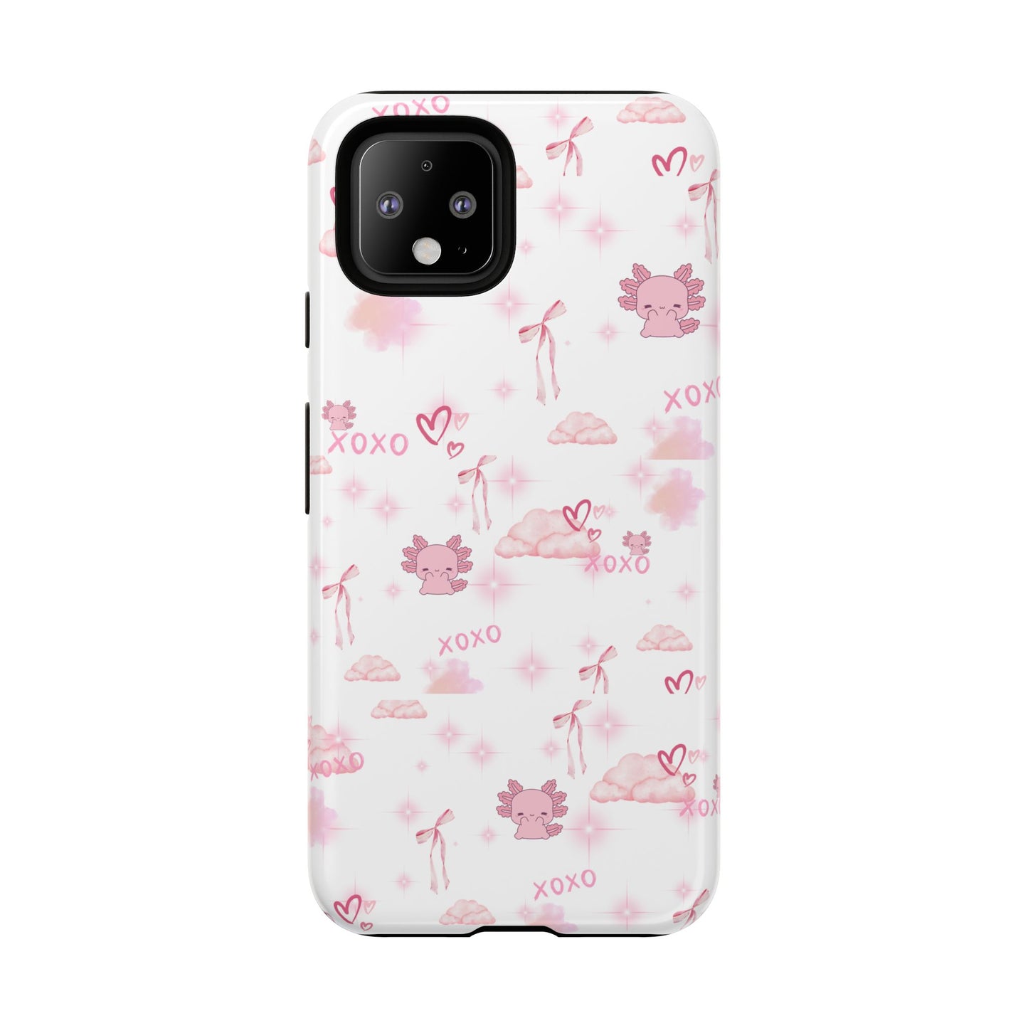 Pink clouds phone case