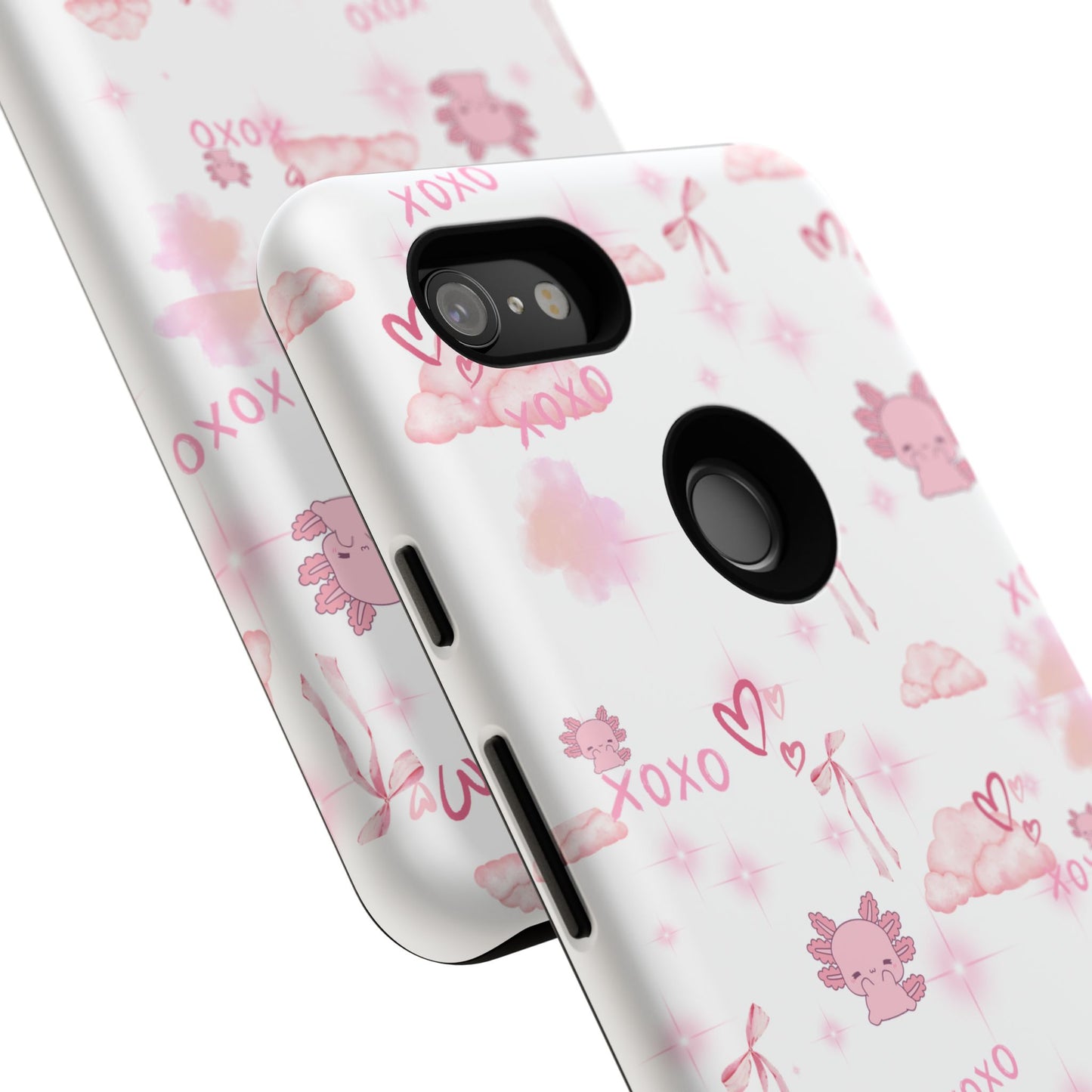Pink clouds phone case