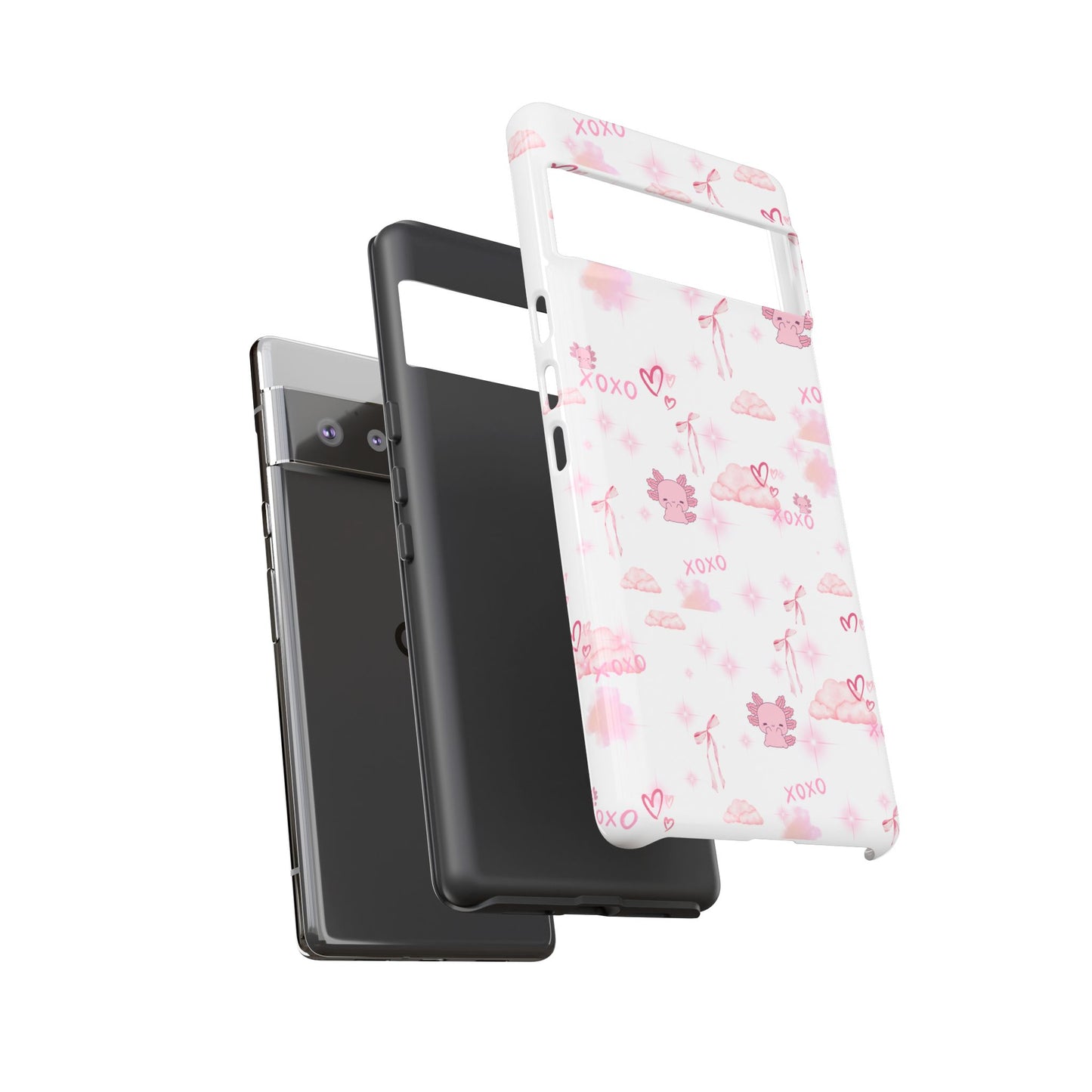 Pink clouds phone case