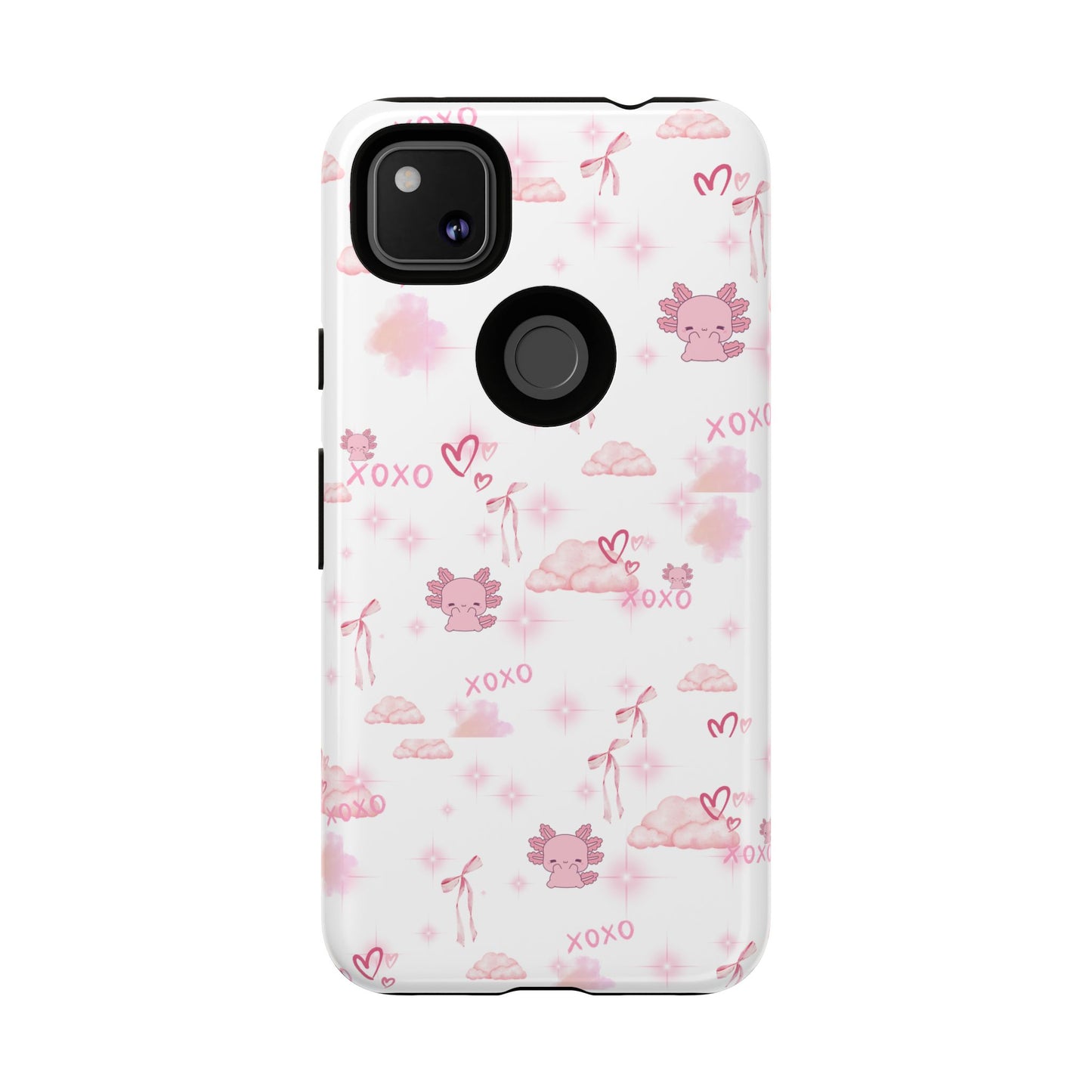 Pink clouds phone case