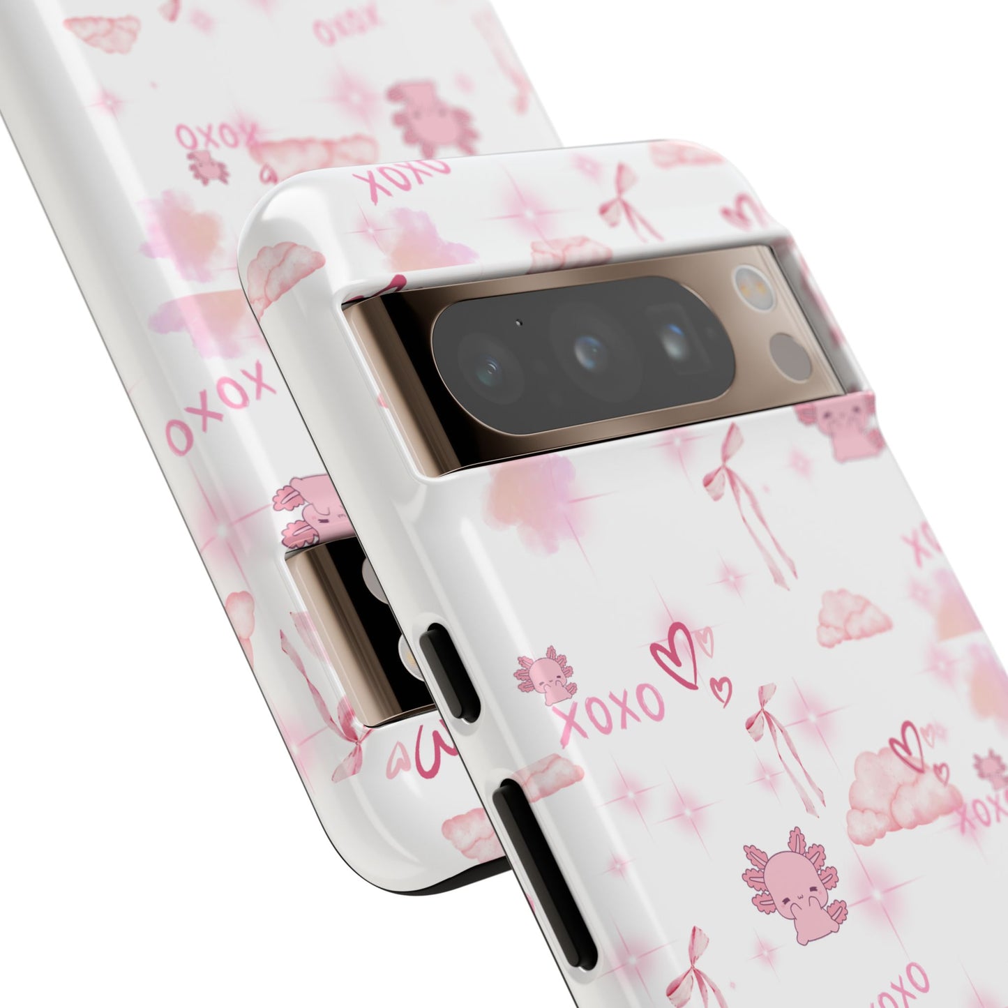 Pink clouds phone case