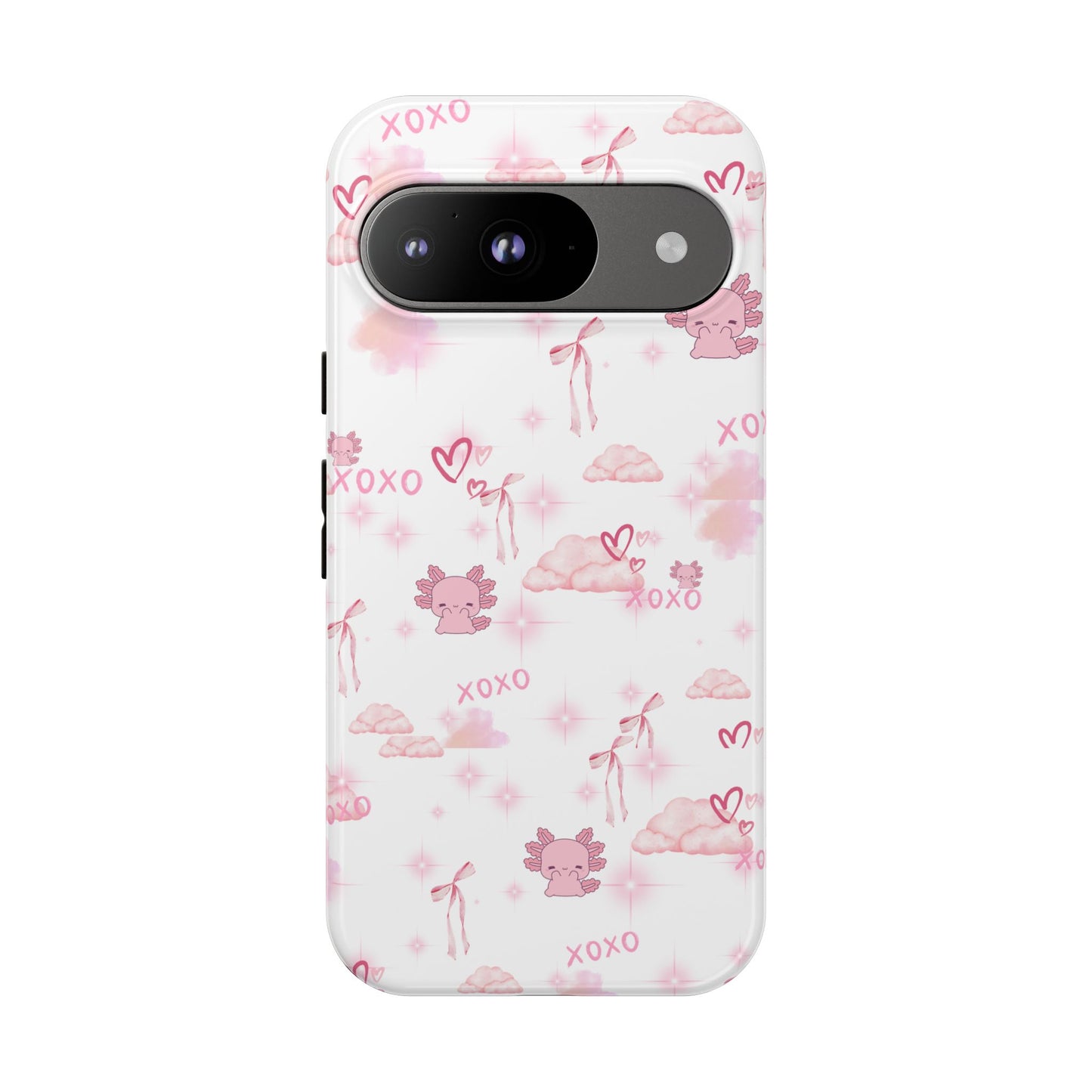 Pink clouds phone case
