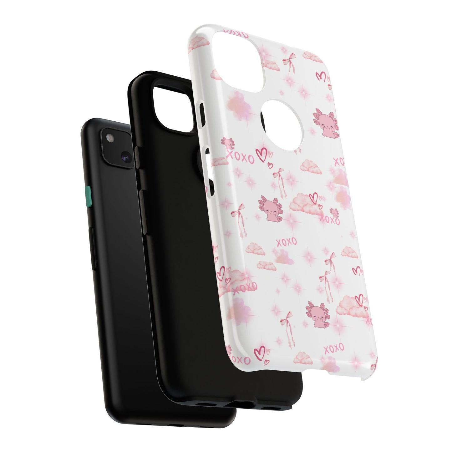Pink clouds phone case
