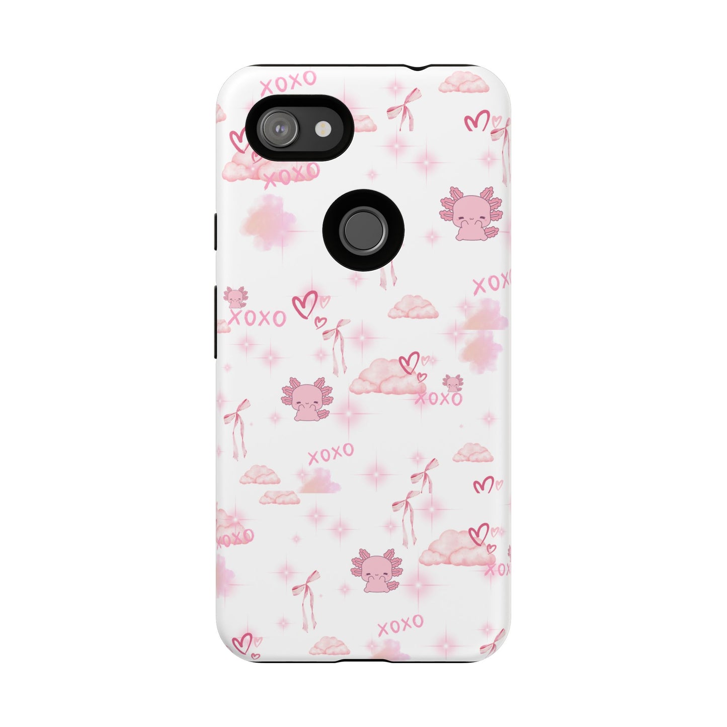 Pink clouds phone case