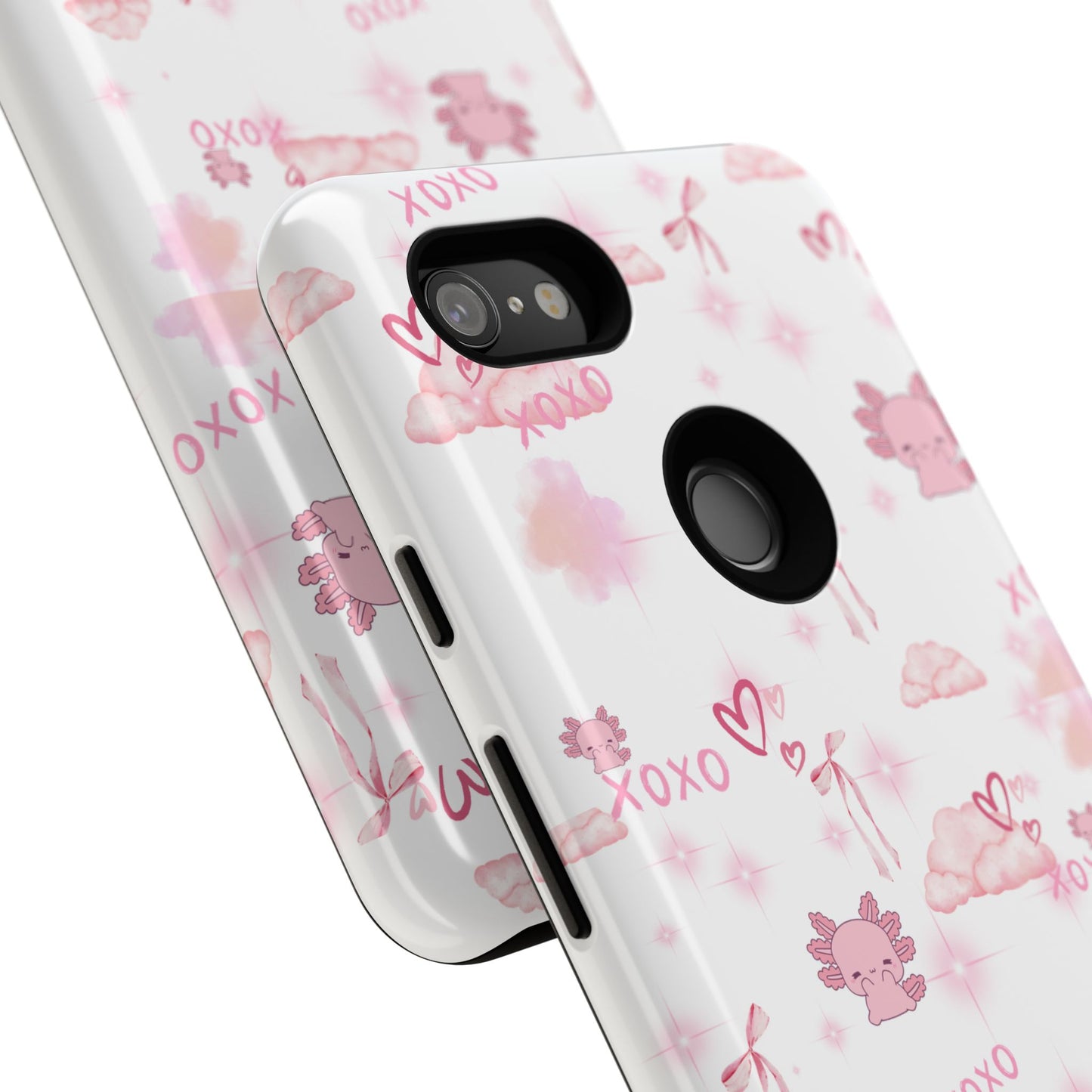Pink clouds phone case