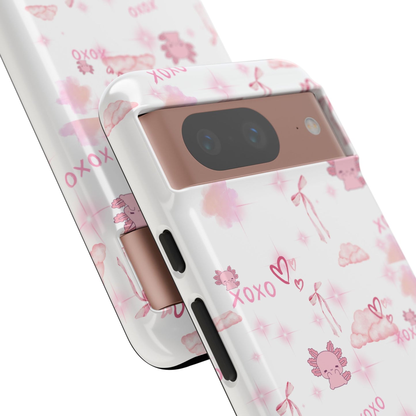 Pink clouds phone case