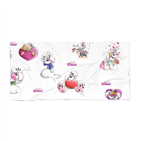 Diddle beach towel