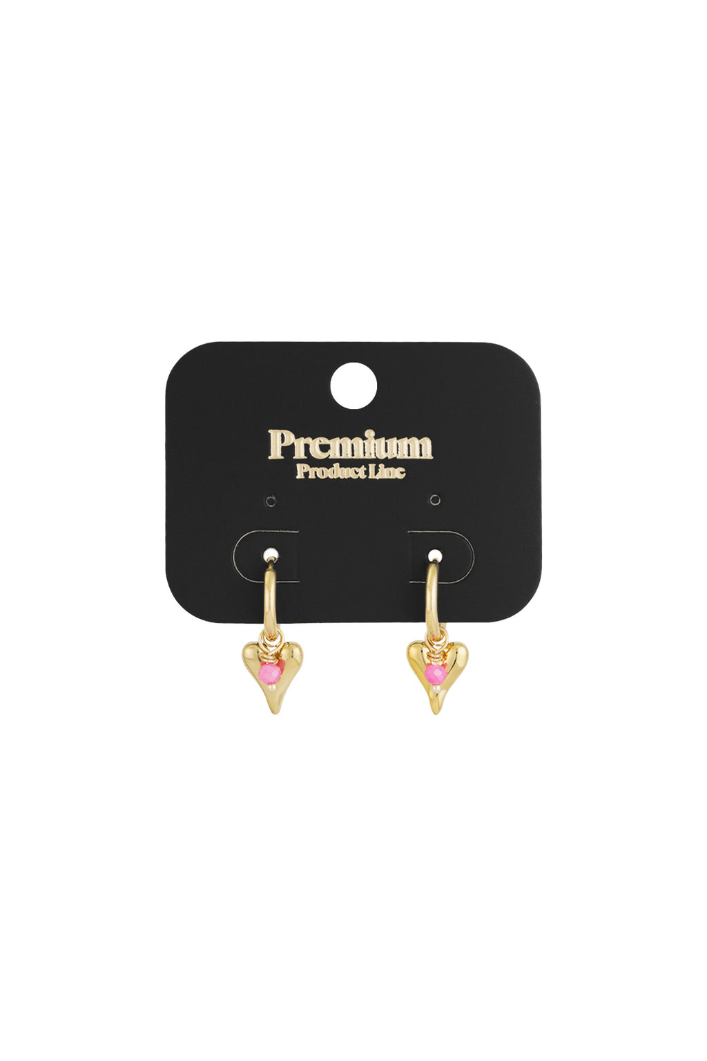 vivid heart earrings