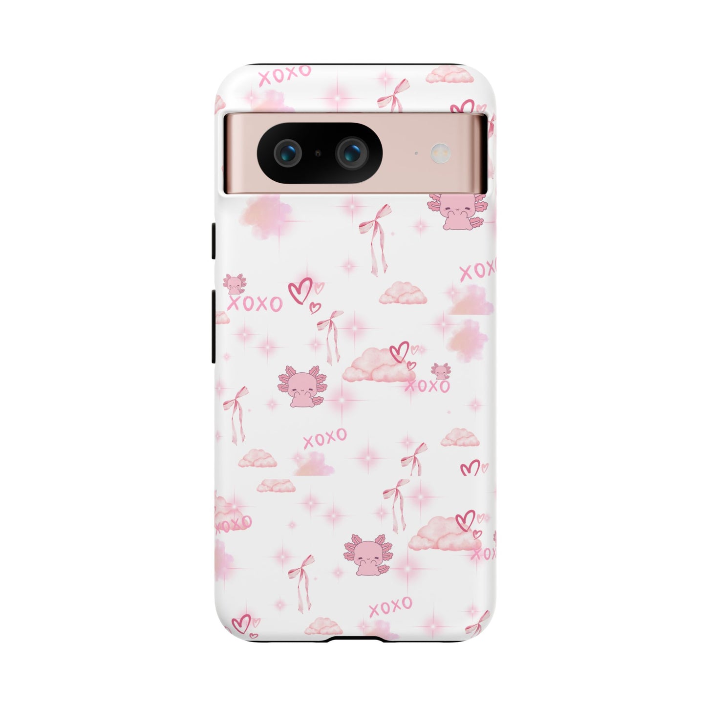 Pink clouds phone case