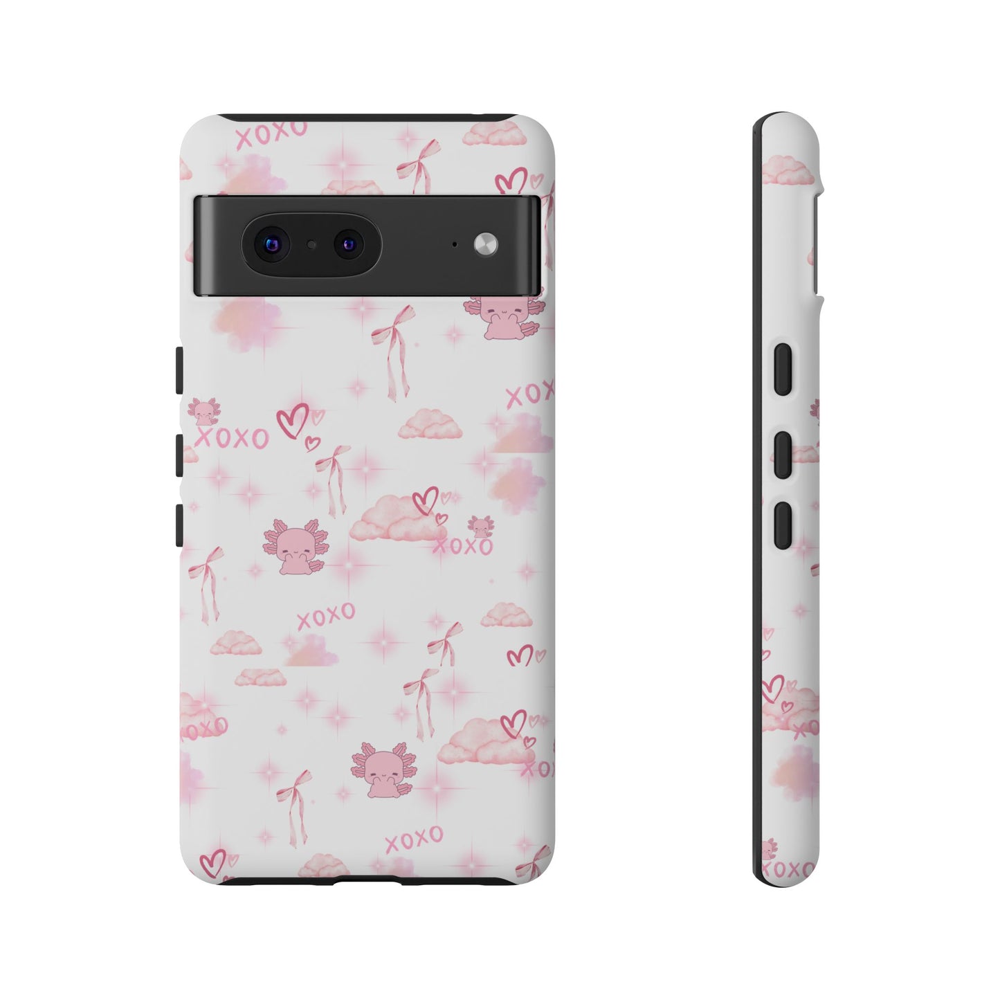 Pink clouds phone case